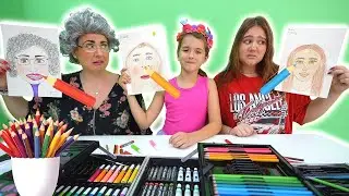 Ruby and Bonnie DRAWING Yourself Challenge