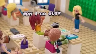 When the teacher chooses who to call to the blackboard - Lego Friends - Classroom