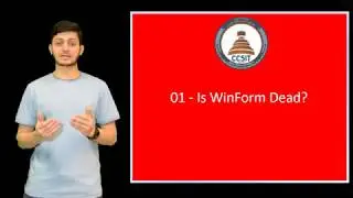 WinForm Tutorial Using C# 01 - Is WinForm Dead