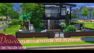 Los Sims 4|| Desván de una habitación 🏡 ||No CC||Speed Build/Construcción rápida🛠