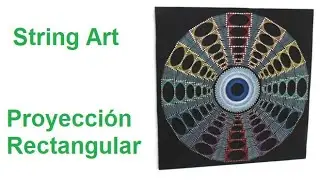 String art proyección rectangular por jorge de la tierra