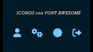 Como usar Iconos en HTML