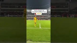 Unsportliche Geste von Roma-Keeper in Richtung Leverkusen-Fans 🤏
