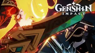 Mavuika vs Capitano ( The Captain ) | Battle Cutscene【Genshin Impact 5.0】