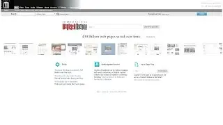 Internet Archive's Wayback Machine