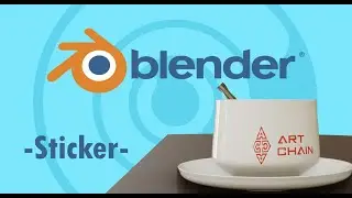 Blender: Bir Nesneye Sticker Nasıl Eklenir?