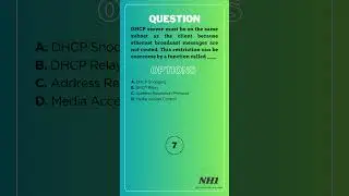 Dynamic Host Configuration Protocol (DHCP) | Practice Questions and Answers | MCQ-25