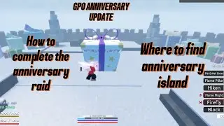Where to find Anniversary Island and how to do the Anniversary Raid in GPO 2023 #gpo #roblox