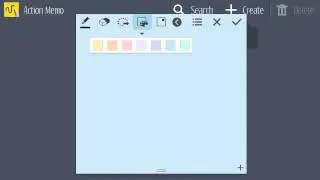 Android - How to change background colour in Action Memo