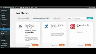 Installing Google Analytics on a Wordpress Website Using Monster Insight Plugin