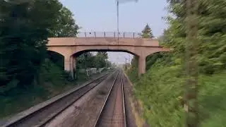 Streckenkunde Führerstandsmitfahrt Freiburg bis Lörrach über Katze und Basel Bad am Tag   4K