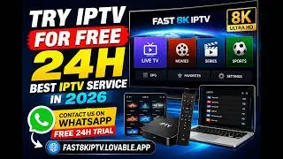 Try IPTV for Free 24H - Best IPTV Service in 2026