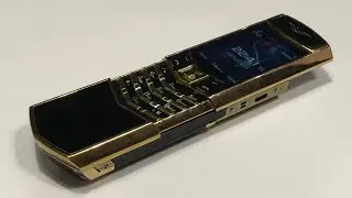 Vertu Верту Слайдер. Спустя 4 месяца, телефон в идеальном состоянии, а слайдер очень мягко работает.