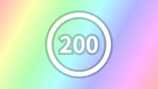 200 seconds timer ‐ Countdown Circle Gradation