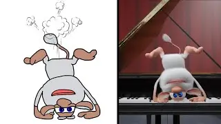 Booba Concert Hall E funny drawing Meme 😁😆😭😆