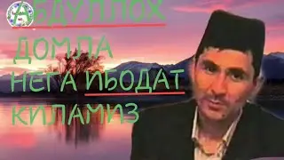 АБДУЛЛОХ ДОМЛА Нега ибодат киламиз