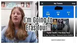 I'M GOING TO TAYLOR SWIFT ERAS TOUR TAMPA NIGHT 2