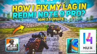 HOW I FIX MY LAG IN REDMI NOTE 9 PRO BGMI🔥|| REDMI NOTE 9 PRO BGMI LAG FIX || BGMI 2.5 LAG FIX
