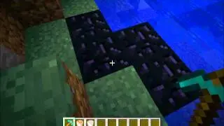 Minecraft - Получение Обсидиана и Epic Jump Свинёнка