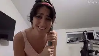 Ev temizliği Hatçe bir taraftan konser verdim 🎶 