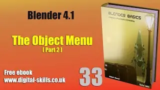 Blender for Beginners: The Object Menu (Part 2)