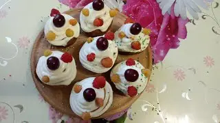 РЕЦЕПТ КЕКСОВ+КРЕМ