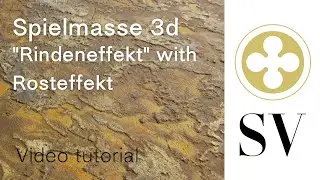 Spielmasse 3D Rosteffekt und Rindeneffekt by Stucco Veneziano Shop | Video Tutorial 2025
