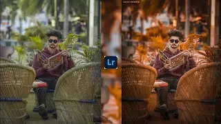 Lightroom mobile moody orange effect photo editing// preset download free//