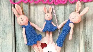 Iepuras crosetat Eli 1 începători amigurumi #mmihacrochet #amigurumi #crochet
