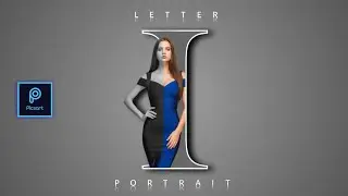Letter ( I ) Portrait Design Tutorial in Pixellab and Picsart | Bangle Tutorial | 2024