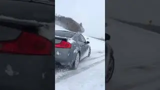 G35 winter drift