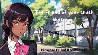 [F4M] Friend of your crush likes you !! (Bittersweet) (Confession) (Mumbling)(Part1)