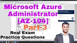 Microsoft azure administrator real exam practice questions and answers | az-104 real exam questions