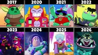 All Brawlers Release Animations (2017 - 2026) | Brawl Stars Evolution