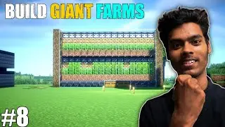 Build A Giant Farms - Minecraft | Ep 8 (Hindi)