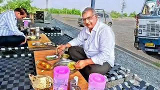 Truck Driver Best Indian Street Food On Highway Dhaba