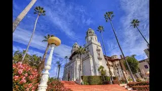 Entering Hearst Castle
