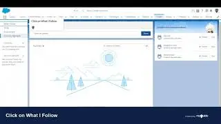 How to See What you Follow in Salesforce Lightning