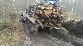 Лесовоз на бездорожье3