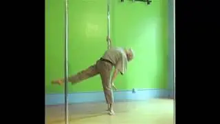 Mitya Staev. Choreography practice with pole.