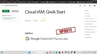 Cloud IAM: Qwik Start || Trivia August Week 1 Solution