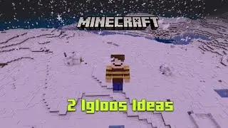 Minecraft: 2 simple igloos Ideas