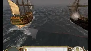 TOTAL WAR Российский линейный корабль против Турецкого
