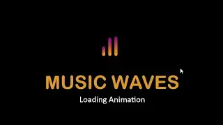 how to add musuc loading animation on html and css | Free source code