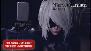 Nier: Automata Gameplay | The Manager's Request Side Quest | The Lost Music Box