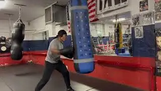 Hitting the Bag like a Boxer