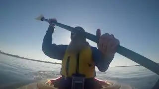 Paddling selfie, Indian River Bay