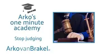 Stop judging