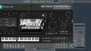 Rave synths 2 instrument plugin with old school 90s & nu skool rave sounds, synths and leads