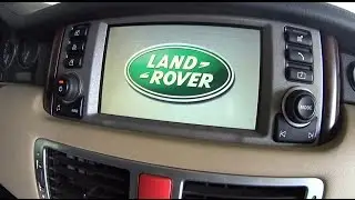 Range Rover Vogue Radio Screen Frozen